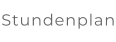 Stundenplan