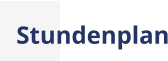 Stundenplan