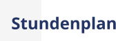 Stundenplan